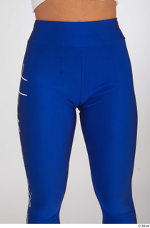  Zuzu Sweet blue leggings dressed sports thigh 0001.jpg